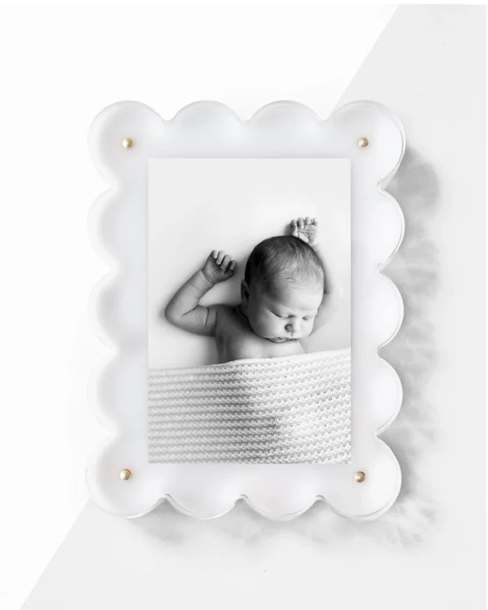 White Acrylic Magnetic Frame