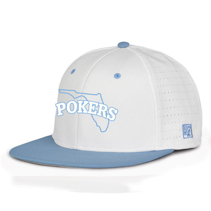White / Columbia Blue Hat