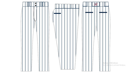 White Pinstripe Pants