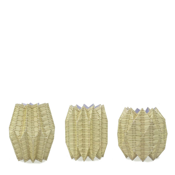 Wicker Paper Vase Wraps