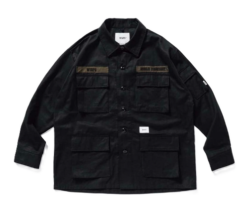 WTAPS Jungle L/S Shirt Black (WORN)